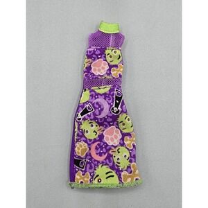 Monster High Clawdeen Wolf G2 Emoji Purple Green Dress